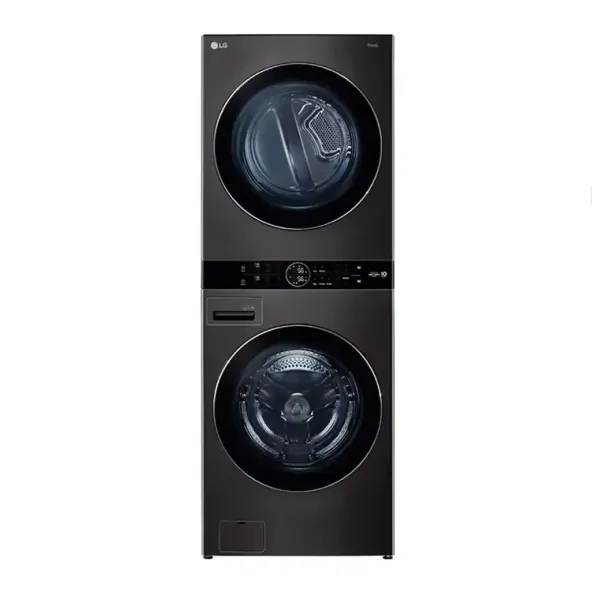 LG WashTower - Lavadora 25Kg & secado 22Kg - AI - color Negro