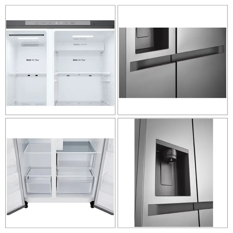 Nevecón LG Side by Side 638 Litros GS66SPY Gris