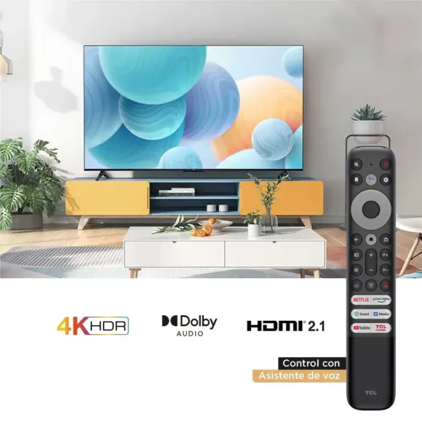 TV TCL 55" 55P655 4K-UHD LED Smart TV Google