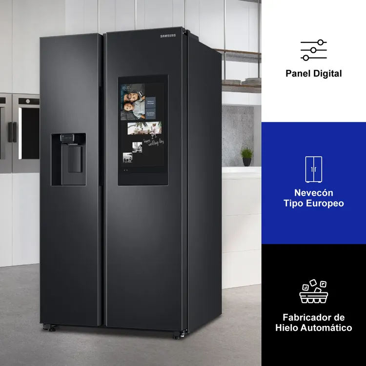 Nevecón SAMSUNG Family Hub Side by Side 758 Litros RS27T5561B1/CO Grafito