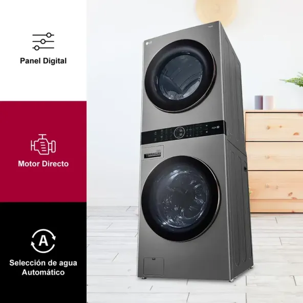 Torre de lavado - Washtower WK22VS6P - 22 kg lavadora / 22 kg secadora