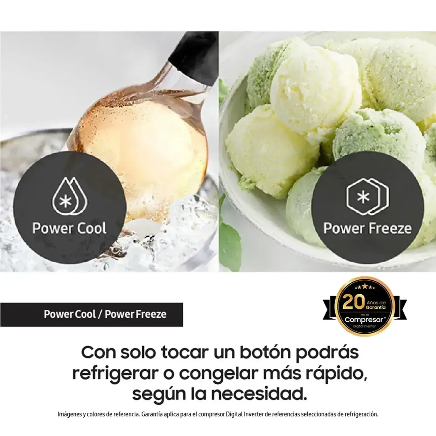 Nevecón SAMSUNG Side by Side 647 Litros RS23T5B00S9/CO Inox