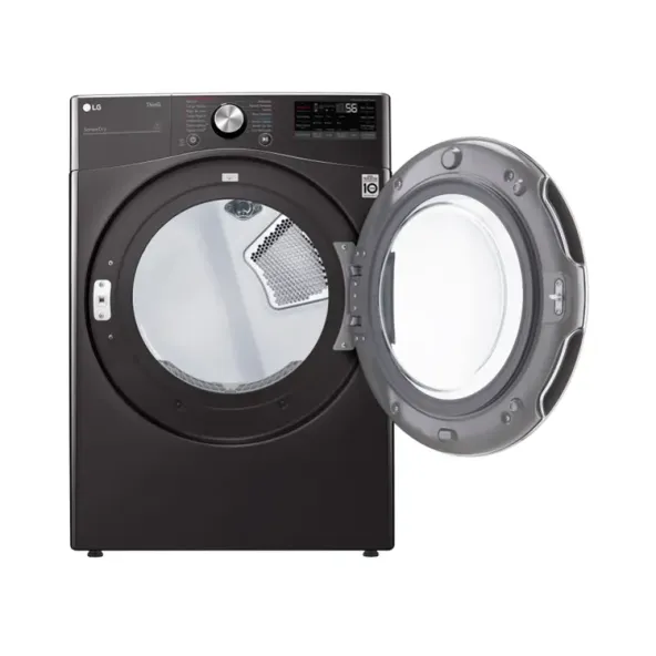 Secadora LG Carga Frontal a gas 22 Kilos DF22BV2SR Negra