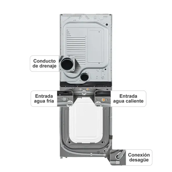 Torre de lavado - Washtower WK22VS6P - 22 kg lavadora / 22 kg secadora