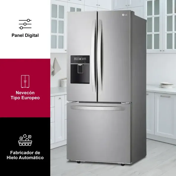 Nevecón LG Tipo Europeo 618 Litros LM22SGP Gris